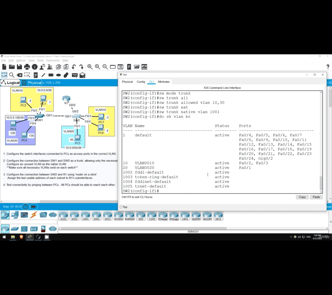 show vlan br